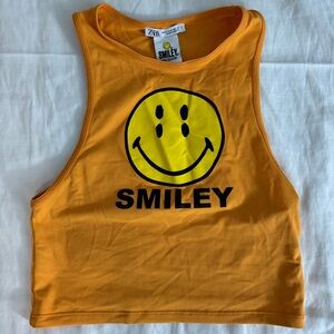 Zara orange tank top size medium